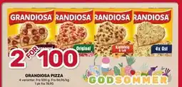 Matkroken GRANDIOSA PIZZA, NOK 100 tilbud