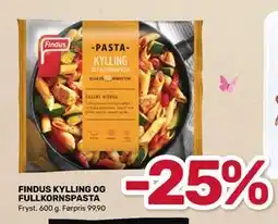 Matkroken FINDUS KYLLING OG FULLKORNSPASTA tilbud