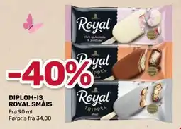 Matkroken DIPLOM-IS ROYAL SMÅIS tilbud