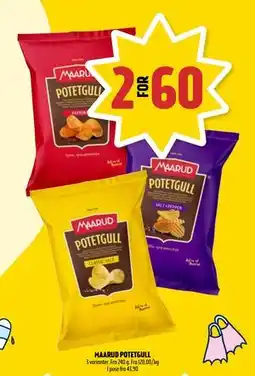 Coop Prix MAARUD POTETGULL, NOK 60 tilbud