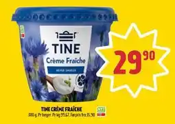 Coop Prix TINE CRÈME FRAÎCHE, NOK 29.9 tilbud