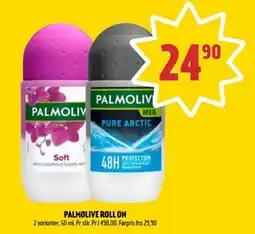Coop Prix PALMOLIVE ROLL ON, NOK 24.9 tilbud