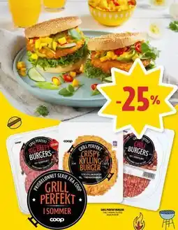 Coop Prix GRILL PERFEKT BURGERE tilbud