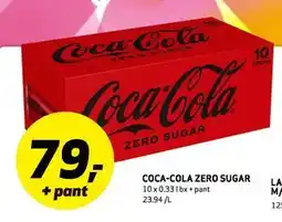 Bunnpris COCA-COLA ZERO SUGAR, NOK 79 tilbud