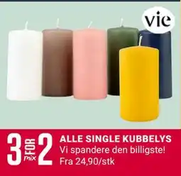 Europris ALLE SINGLE KUBBELYS tilbud
