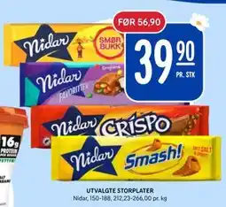 Rema 1000 UTVALGTE STORPLATER, NOK 39.9 tilbud