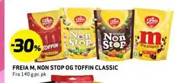 Bunnpris FREIA M, NON STOP OG TOFFIN CLASSIC tilbud
