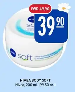 Rema 1000 NIVEA BODY SOFT, NOK 39.9 tilbud