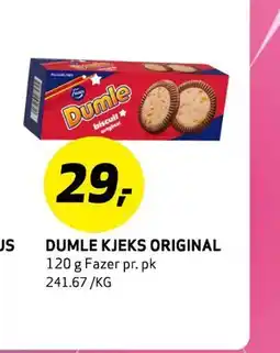 Bunnpris DUMLE KJEKS ORIGINAL, NOK 29 tilbud