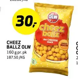 Bunnpris CHEEZ BALLZ OLW, NOK 30 tilbud
