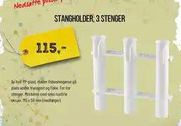Biltema STANGHOLDER, 3 STENGER tilbud