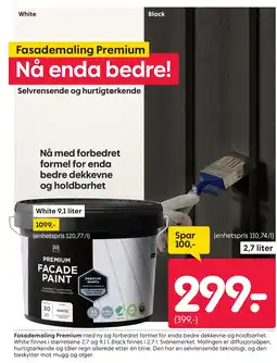 Rusta Fasademaling Premium tilbud