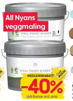 Rusta MEDLEMSRABATT tilbud
