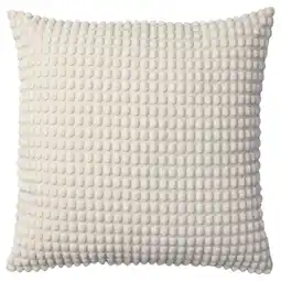 IKEA Svartpoppel Putetrekk, offwhite, 65x65 cm tilbud