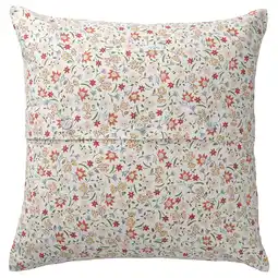 IKEA Gullnattljus Putetrekk, hvit/blomstermønster, 50x50 cm tilbud