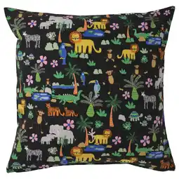 IKEA NatthÄger Putetrekk, flerfarget/jungel, 50x50 cm tilbud