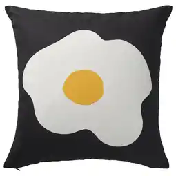 IKEA Ögonlocksmal Putetrekk, svart/hvit, 50x50 cm tilbud