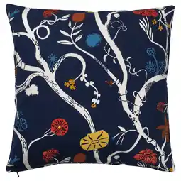 IKEA RevfingerÖrt Putetrekk, mørk blå/flerfarget, 50x50 cm tilbud