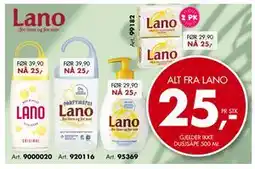 Sparkjøp ALT FRA LANO tilbud