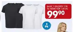 Sparkjøp BASIC T-SKJORTE, NOK 99.9 tilbud