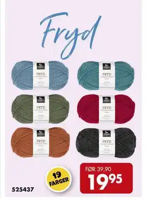 Sparkjøp Fryd, NOK 19.95 tilbud
