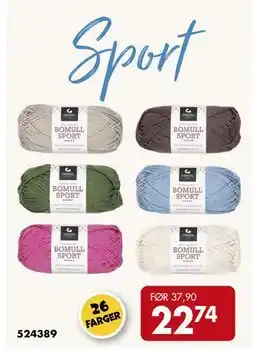 Sparkjøp Sport, NOK 22.74 tilbud