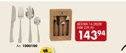 Sparkjøp BESTIKK 16 DELER, NOK 143.94 tilbud