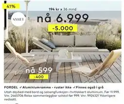 Skeidar Utah daybed, NOK 6999 tilbud