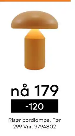 Skeidar Risør bordlampe, NOK 179 tilbud