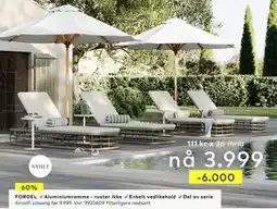 Skeidar Amalfi solseng, NOK 3999 tilbud