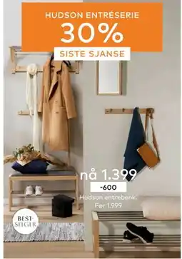 Skeidar HUDSON ENTRÉSERIE, NOK 1399 tilbud