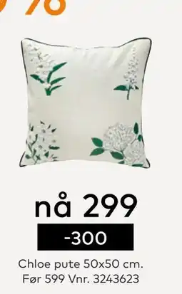 Skeidar Chloe pute, NOK 299 tilbud