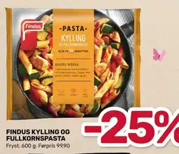 Coop Marked FINDUS Kylling og fullkornspasta tilbud