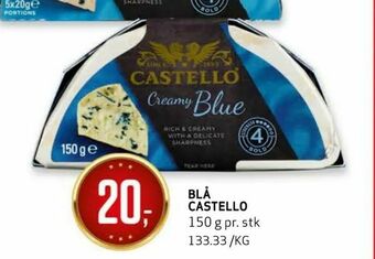 Bunnpris Blå Castello tilbud