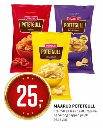 Bunnpris Maarud potetgull tilbud