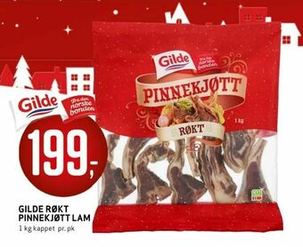 Bunnpris Gilde røkt pinnekjøtt lam tilbud