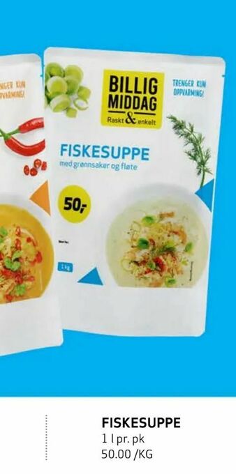Bunnpris Fiskesuppe tilbud
