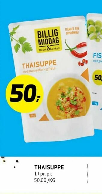 Bunnpris Thaisuppe tilbud