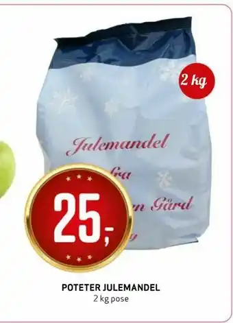 Bunnpris Poteter julemandel tilbud