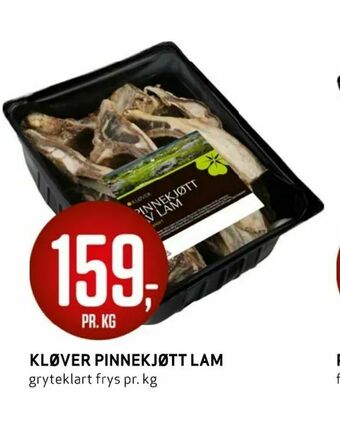 Bunnpris Kløver pinnekjøtt lam tilbud