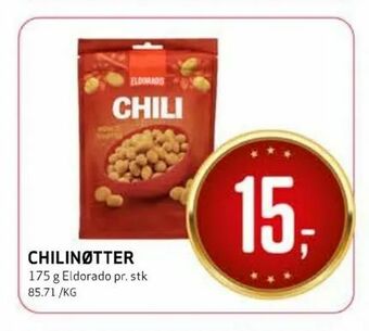 Bunnpris Chilinøtter tilbud