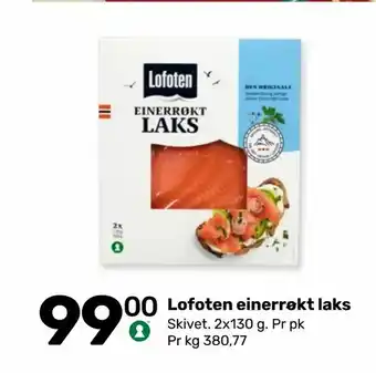 Coop Marked Lofoten einerrøkt laks tilbud
