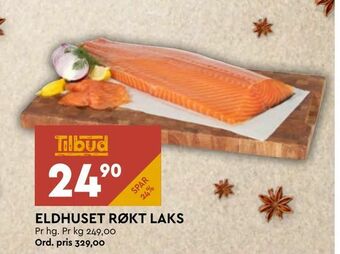 Coop Mega Eldhuset røkt laks tilbud