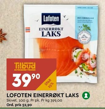 Coop Mega Lofoten einerrøkt laks tilbud