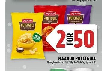 Coop Prix Maarud potetgull tilbud