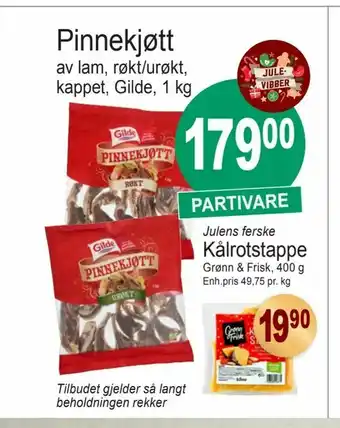 Joker Pinnekjøtt tilbud