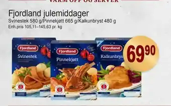 Joker Fjordland julemiddager tilbud