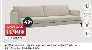 Bohus ALTERA, NOK 13999 tilbud