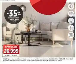 Bohus MELBY hjørnesofa, NOK 26999 tilbud