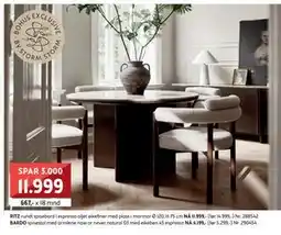 Bohus RITZ rundt spisebord, NOK 11999 tilbud